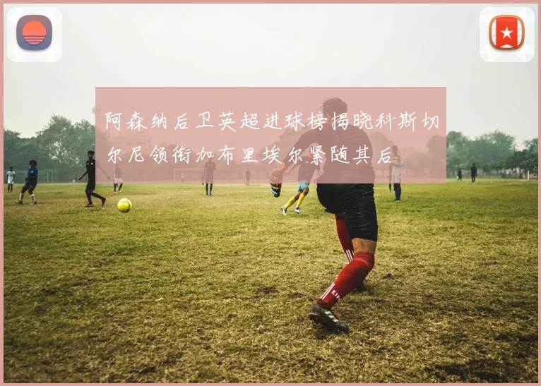 阿森纳后卫英超进球榜揭晓科斯切尔尼领衔加布里埃尔紧随其后