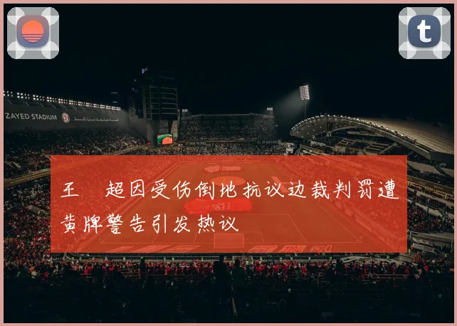 王燊超因受伤倒地抗议边裁判罚遭黄牌警告引发热议